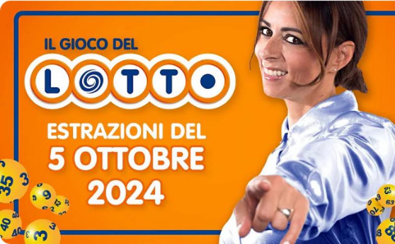 LOTTO - ESTRAZIONE IN DIRETTA DEL 05 OTTOBRE